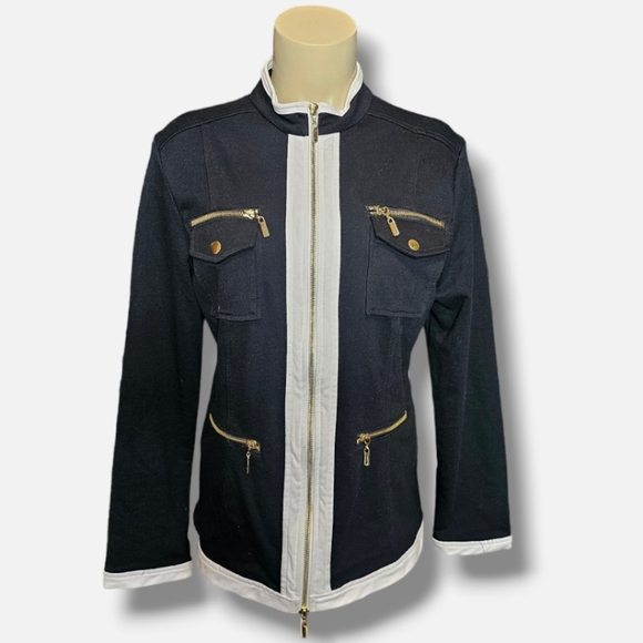 Needle & Threads zip up blazer. Medium - Picture 3 of 7